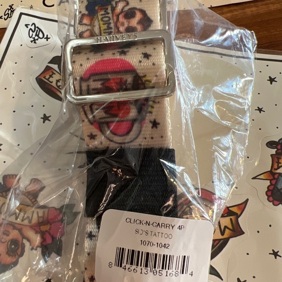 New with tag Harvey seatbelt CNC with sticker and tattoos - Picture 6 of 6